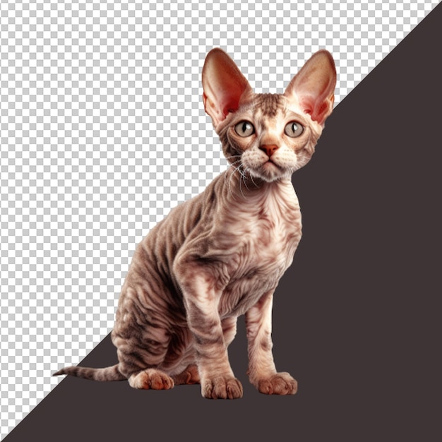 Png e psd carina razza di gatto britannico a pelo corto isolata su uno sfondo trasparente