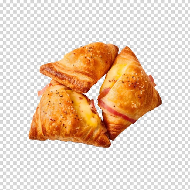 PSD png raspberry cheese croissant psd