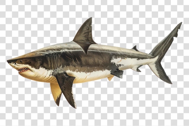 PNG 真實的白色的魚插圖