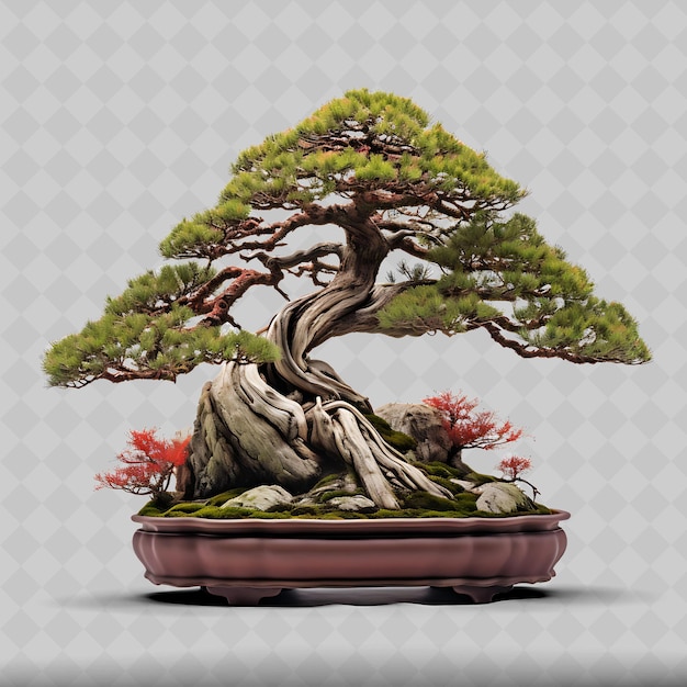 PSD png redwood bonsai tree antique pot scaleapologies but it seems transparent diverse trees decor