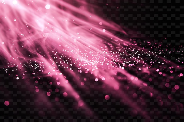PSD png rozproszone promienie światła z miękkim światłem i różowym romantycznym kolorem neon przezroczyste kolekcje y2k