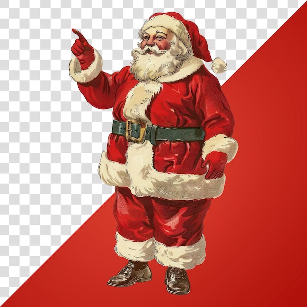 PNG サンタクロース キャラクター クリスマス ヴィンテージ サンタ