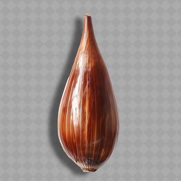 PSD png shallot bulb vegetable удлиненная форма, характеризующаяся его изолированным чистым и свежим овощем