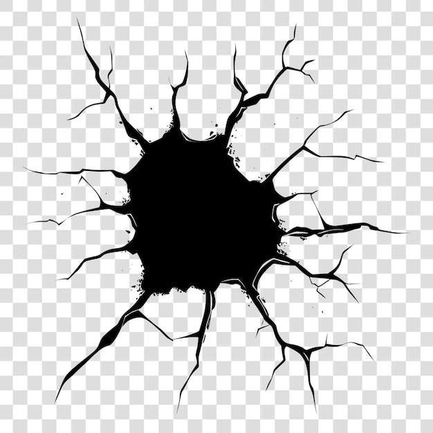 PNG Silhouet van scheuren illustratie silhouetontwerp