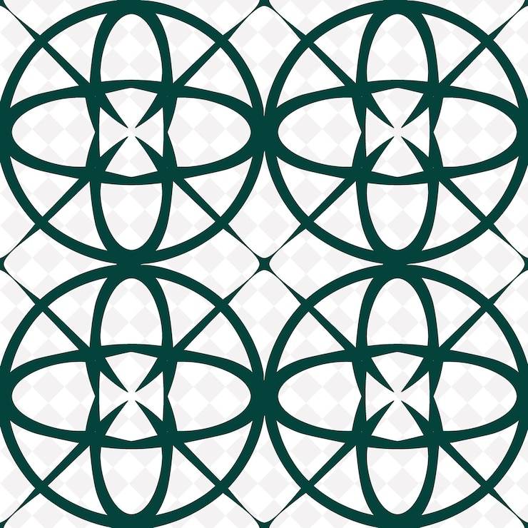 PSD png simple minimalist geometric pattern in the style of portugal creative outline art collections
