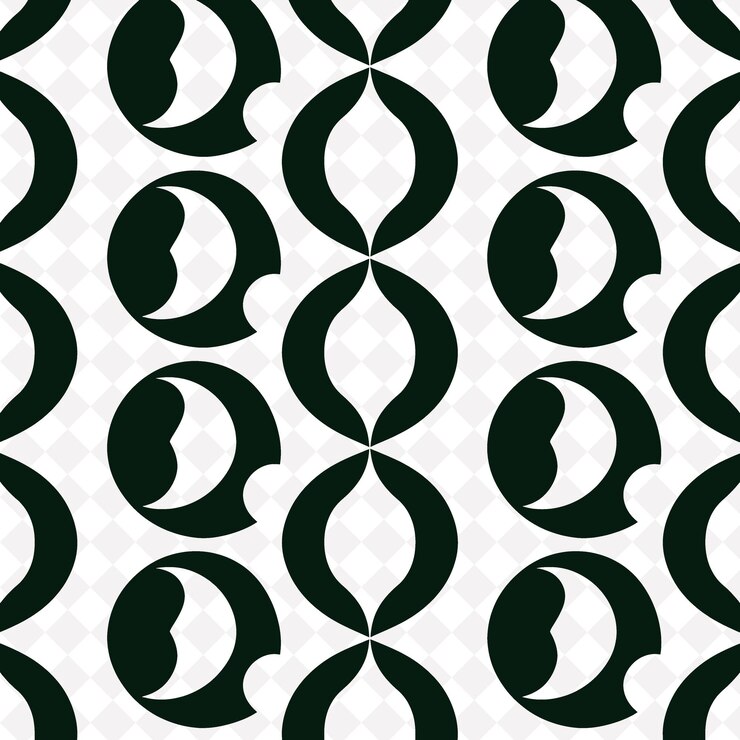 PSD png simple minimalist geometric pattern in the style of uzbekist creative outline art collections