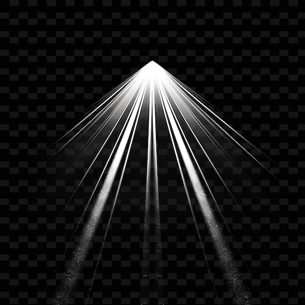 Png specular reflection light rays met helder licht en zilveren neon doorzichtige y2k collecties