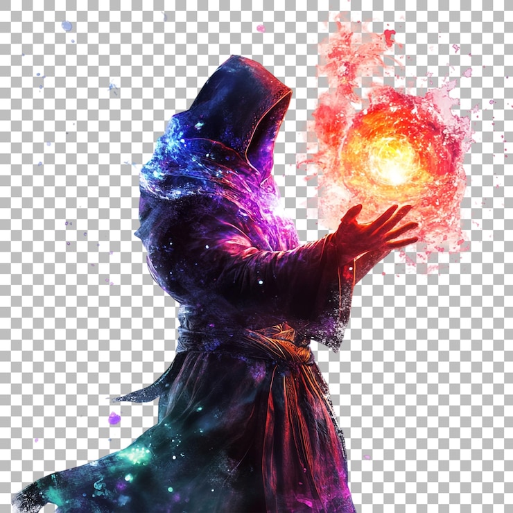 PSD png spellcasting fantasy средневековье на прозрачном фоне