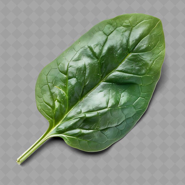 PSD png spinach leafy green vegetable loose leaves characterized by isolated fresh vegetables