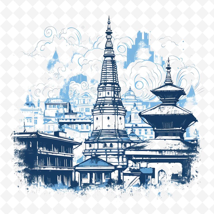 PSD png 郵票 引人注目的城市郵票 記錄全球的偉大