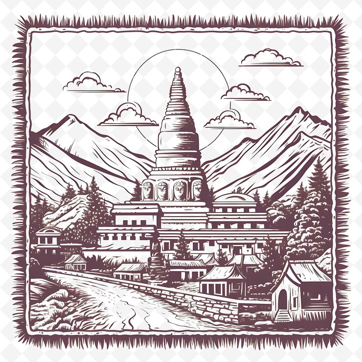 PSD png 郵票 引人注目的城市郵票 記錄全球的偉大