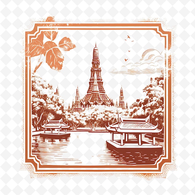 PSD png stamp designs captivating city stamps that chronicle global grandeur