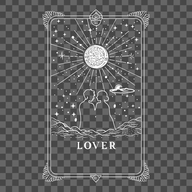 PNG The lover tarot logo reklama publikacja tablica