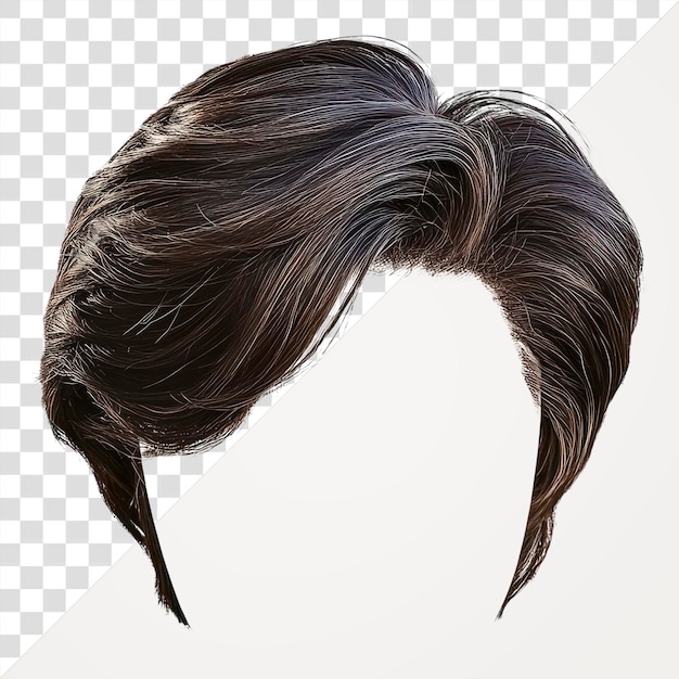 PNG Ultrarealistische pruik voor mannen korte haar inspiratie