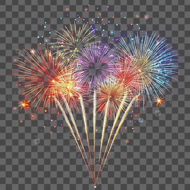 パプア・ニューギリシャ 鮮やかな花火の夜