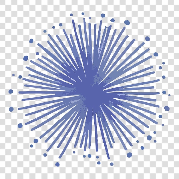 PNG vuurwerk element doorzichtige achtergrond