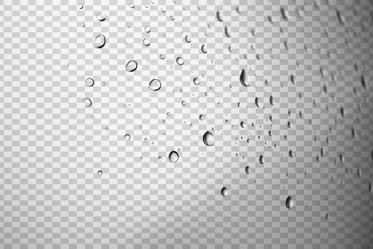 PSD png water drop on the window background droplets nature