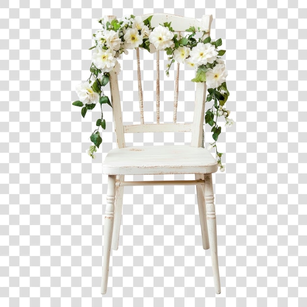 png wedding chair flowers furniture white