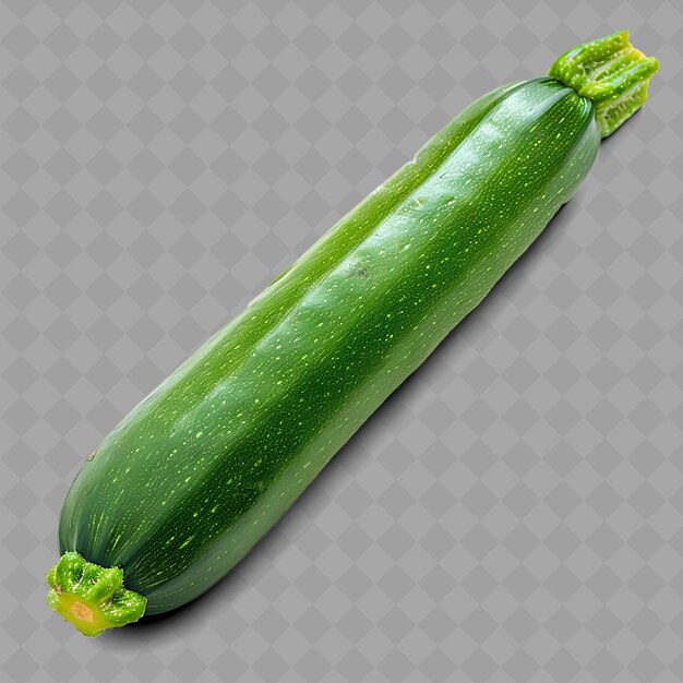 PSD png zucchini zucca vegetale di forma cilindrica caratterizzata da verdure fresche isolate