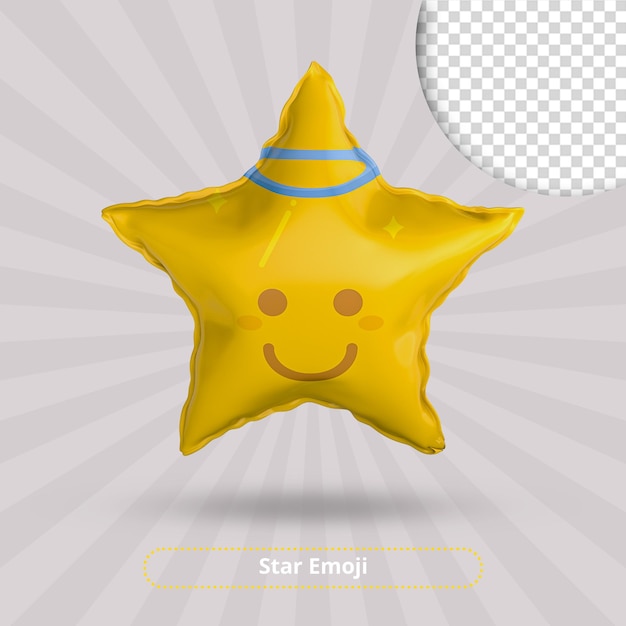 Pobieranie Renderowania 3d Emoji Z Gwiazdą Kątową