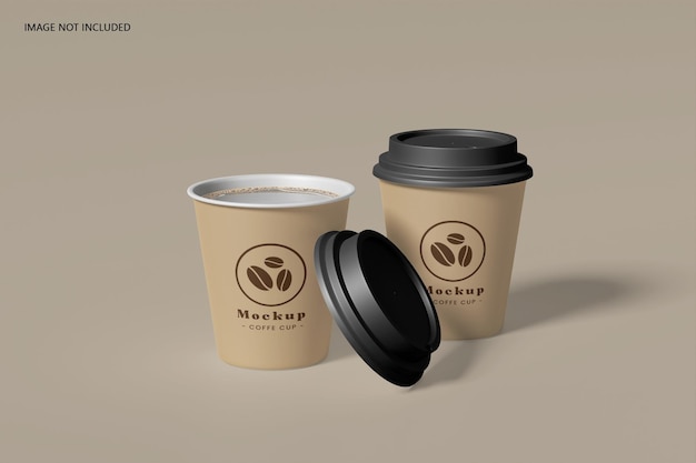 PSD poch coffee mockup