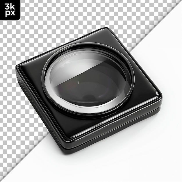 PSD pocket magnifier isolated on transparent background