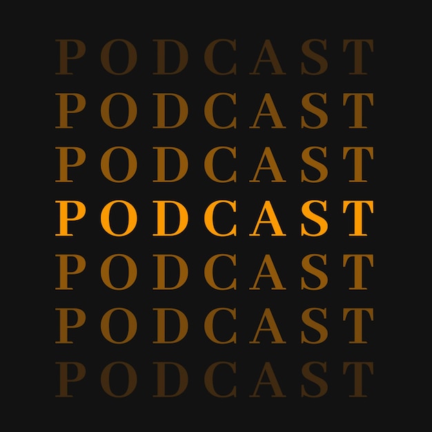 PSD podcast instagram post design template psd