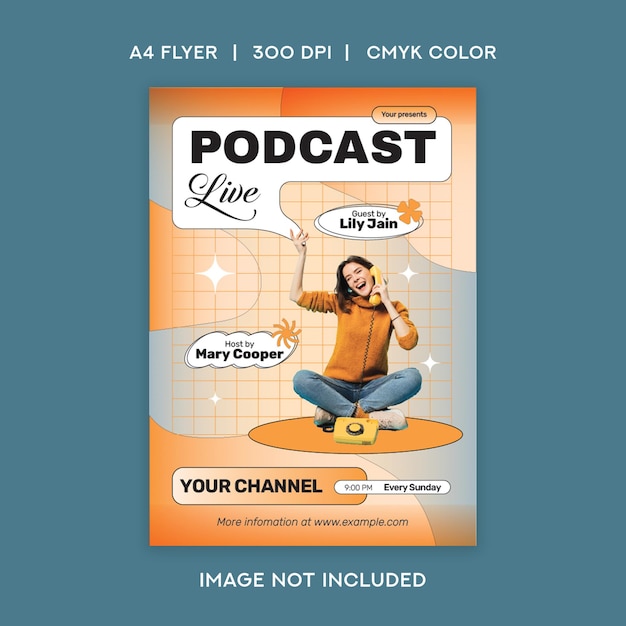 PSD podcast live flyer