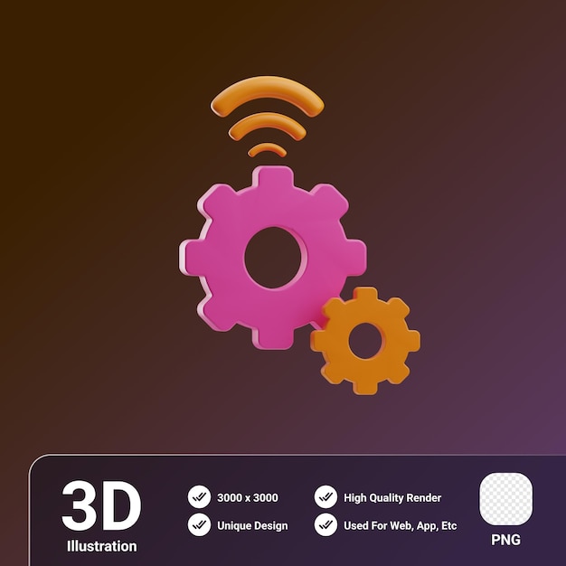 Podcast note podcast illustrazione 3d