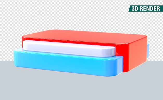 表彰台の 3 d レンダリング