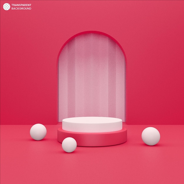 PSD podium 3d