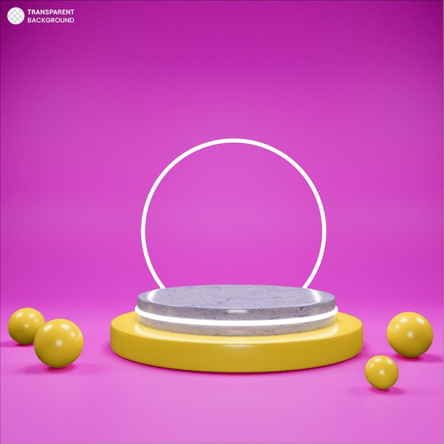 PSD podium 3d