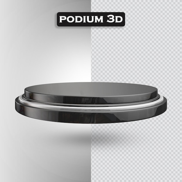 Podium icoon 3d render modern