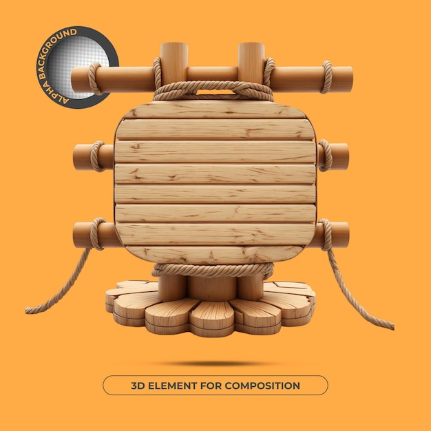 PODSTAWA ZNAKU DLA TEKSTU ELEMENT 3D DO SKŁADU