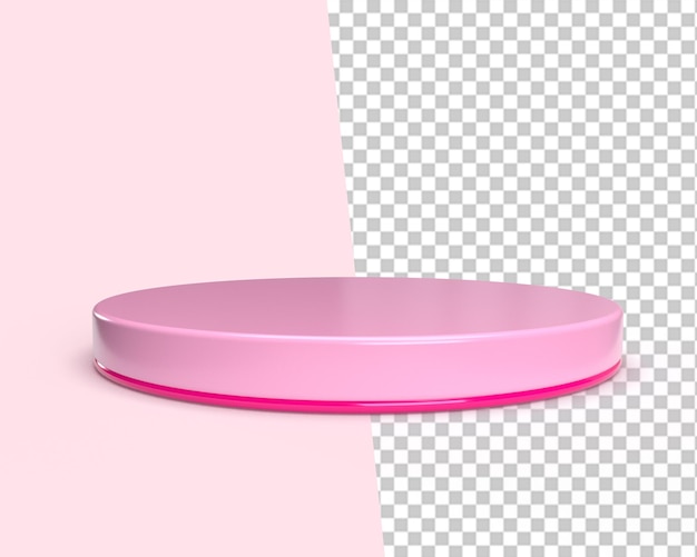 Poduim product roze podium 3D-standaard
