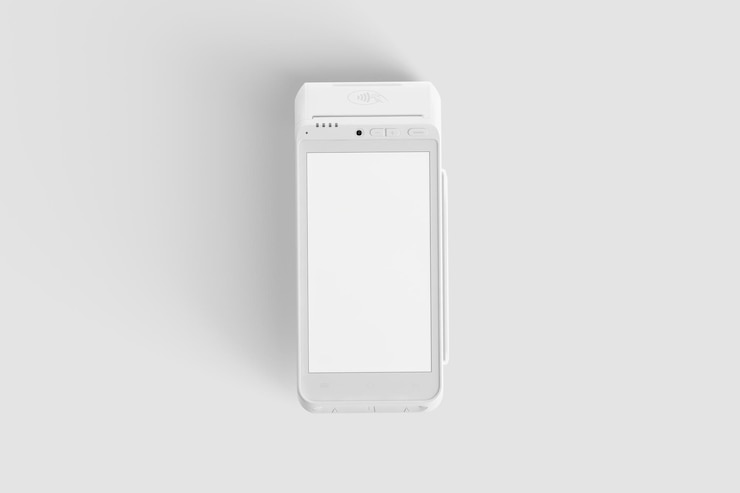 PSD point of sale terminal pos mockup