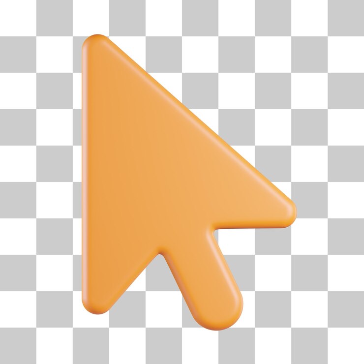PSD pointer 3d icon