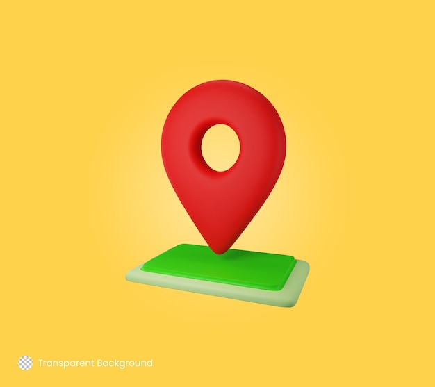 Pointer pin location navigation gps search map marker sign icon 3d or symbol website element concept