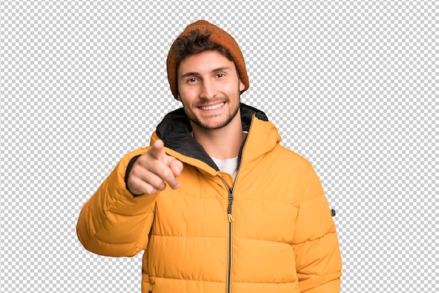 PSD pointing at camera choosing you