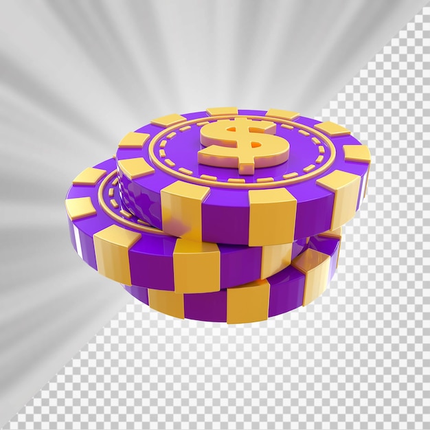 Poker chips Casino 3D