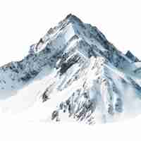 PSD pokryta śniegiem góra zwana saile austria w ciągu dnia