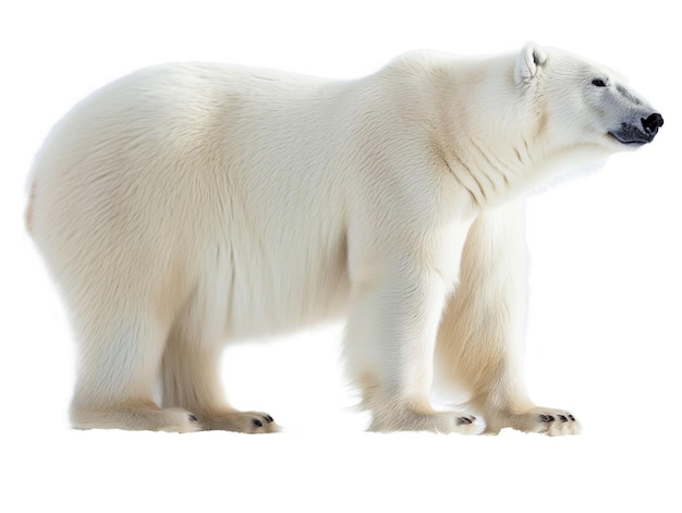 PSD polar bear cutout