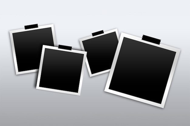 Polaroid foto mock up PSD
