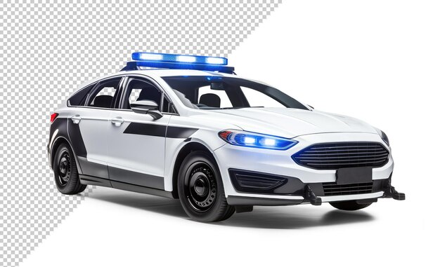 Police car mockup