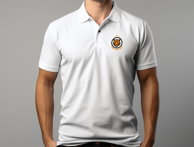 Polo shirt mock-up psd