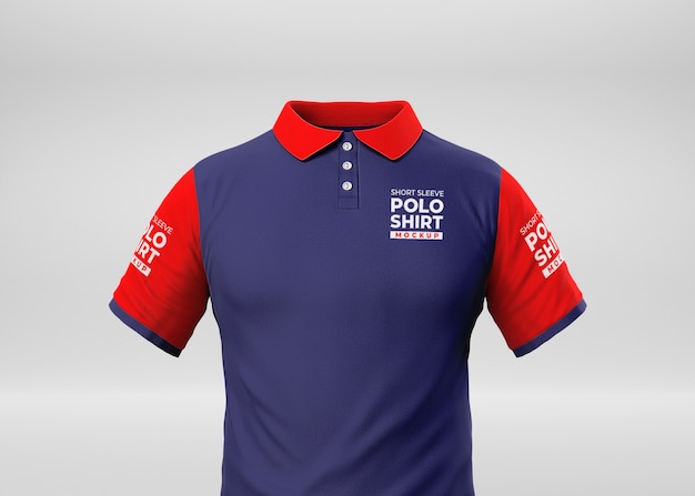 PSD polo shirt mockup design