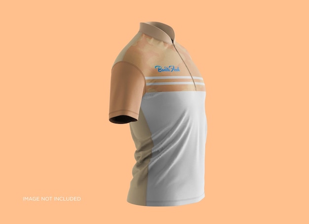 Polo t-shirt kraag mandarijn mockup