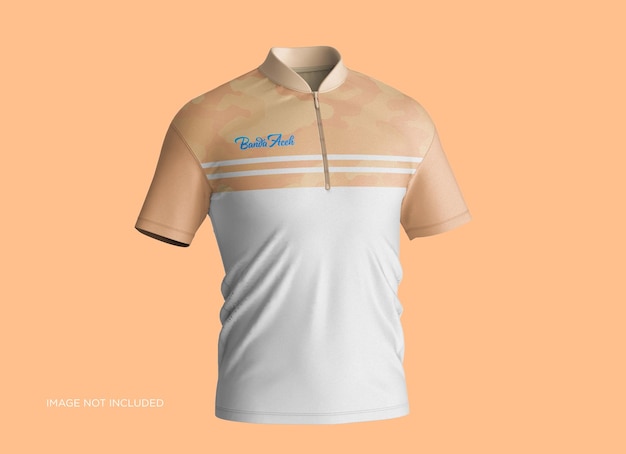 Polo t-shirt kraag mandarijn mockup