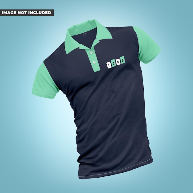 PSD polo t-shirt mockup