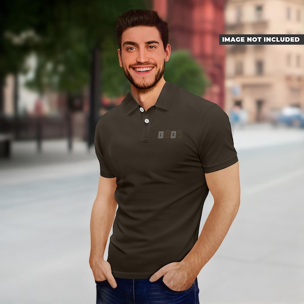 Polo T-shirt Mockup